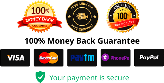 Money-back & Payment badges
